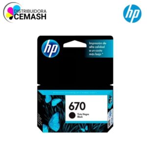 TINTA HP CZ113AL (670) NEGRO