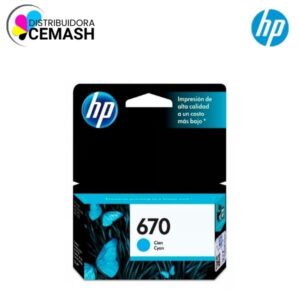TINTA HP CZ114AL (670) CYAN