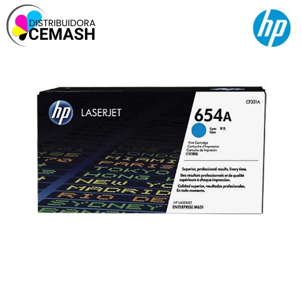 TONER HP CF331A (654A) ENT M651 CYAN 15.0K PG