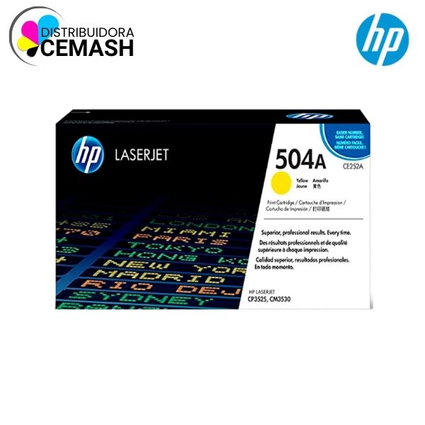 TONER HP CE252A (504A) L.J. CP3525 YELLOW