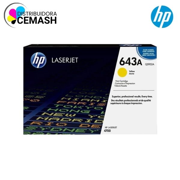TONER HP Q5952A (643A) L.J. 4700 / YELLOW
