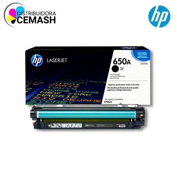 TONER HP CE270A (650A) L.J. CP5525 NEGRO