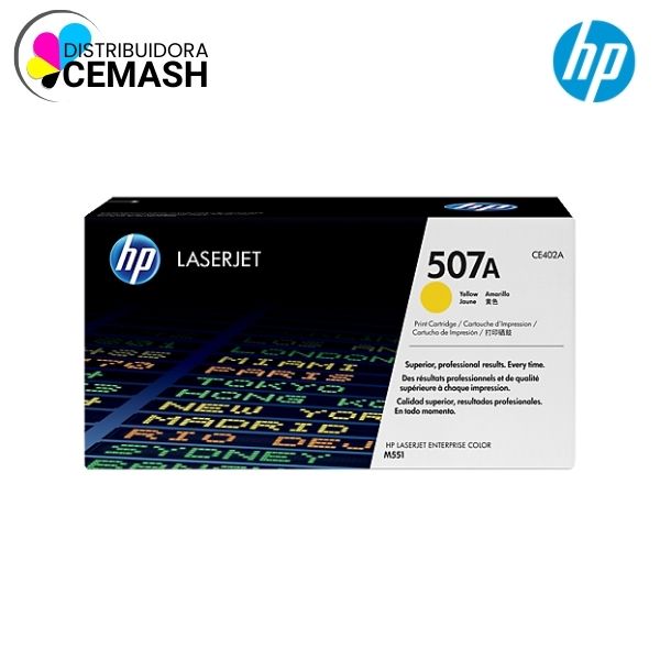 TONER HP CE402A (507A) L.J. M551 YELLOW 6000PG