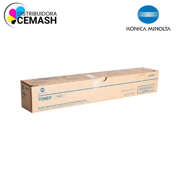 TONER KONICA MINOLTA TN513 BLACK (24,4K) BIZHUB 454E, 554E.