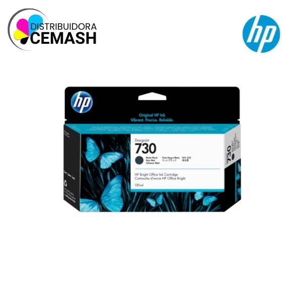 TINTA HP P2V65A (730) 130ML MATTE BLACK
