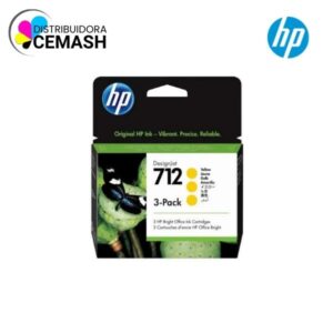 TINTA HP 3ED79A (712A) 3 PACK 29ML YELLOW