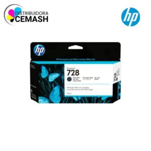 TINTA HP 3WX25A (728) 130ML MATTE BLACK