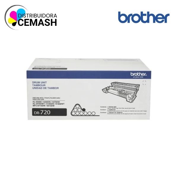 TAMBOR BROTHER DR-720 NEGRO (30K) HL5450DN, DCP8155DN
