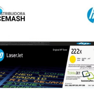 TONER HP W2222X (222X) LJ M3303 YELLOW 2,500 PGS
